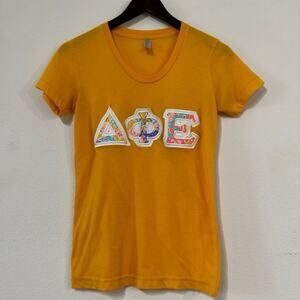 Delta Phi Epsilon Stitch Letter T-Shirt
